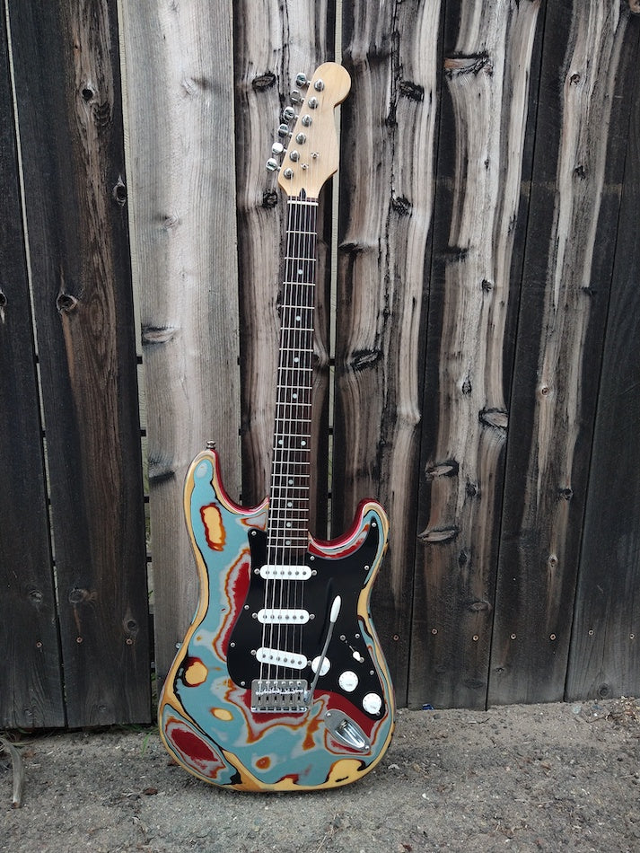 Squier stratocaster deals custom