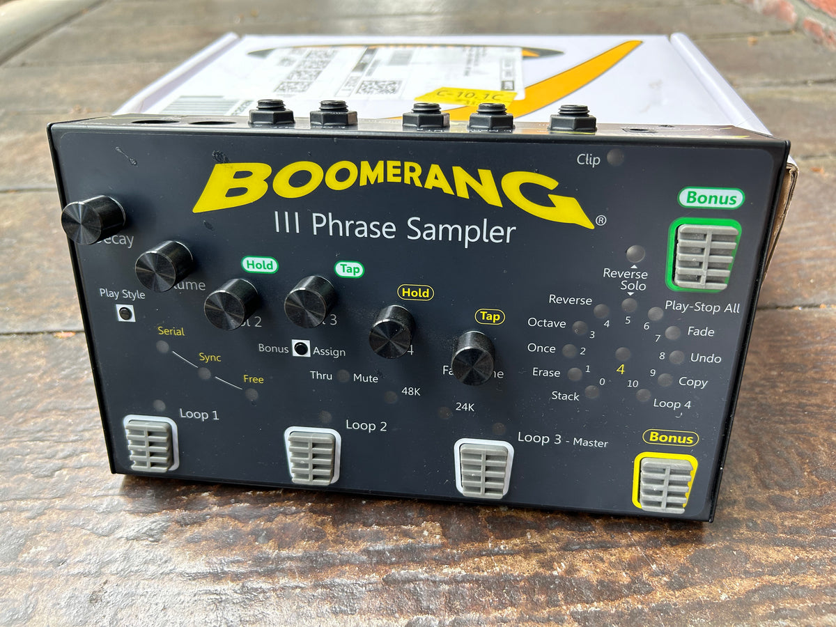 Boomerang Phrase III Sampler – Moze Guitars