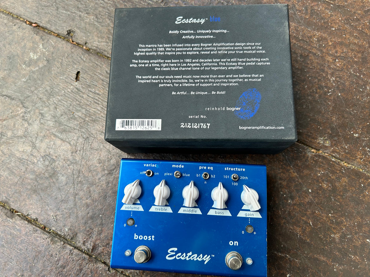 Bogner Ecstasy Blue Overdrive – Moze Guitars