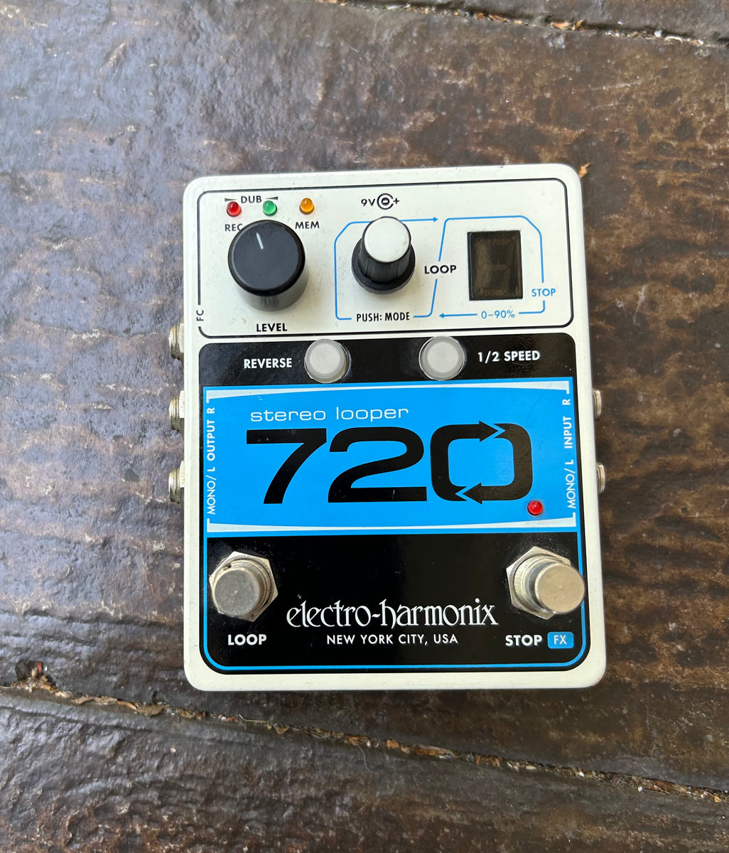 Electro-Harmonix 720 Stereo Looper – Moze Guitars