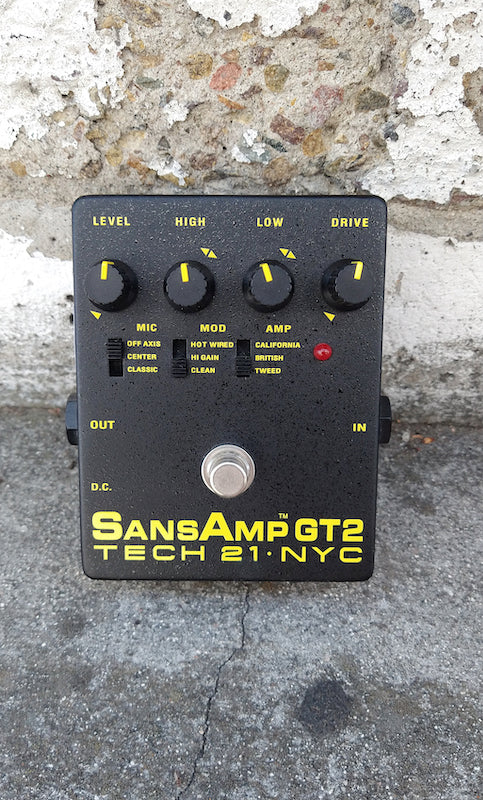 Tech 21 SansAmp GT2 Tube Amp Emulator Pedal