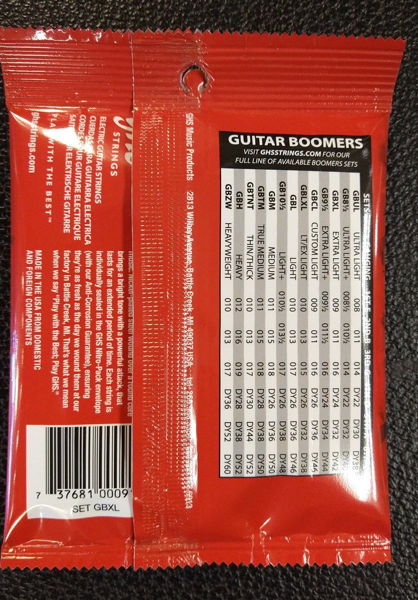 GHS Guitar Boomers GBXL 9 42 Moze Guitars