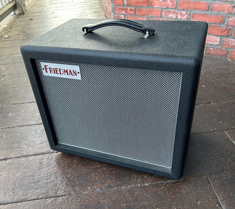 Friedman 1x2 Cabinet in black tolex with grey grill cloth