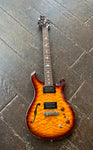 PRS SE Quilted maple, sunburst, with rosewood fretboard, bird perl inlay design, and brown headstock