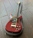 Epiphone Wilshire, mahogany red finish, rosewood fretboard, black headstock