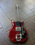 1965 Gretsch Corvette, burgundy, with bigbsy, rosewood fretboard, with dot inlays and black headstock