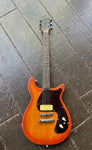 1961 Gretsch Corvette, organe sunburst, chrome hardware, rosewood fretboard, black headstock