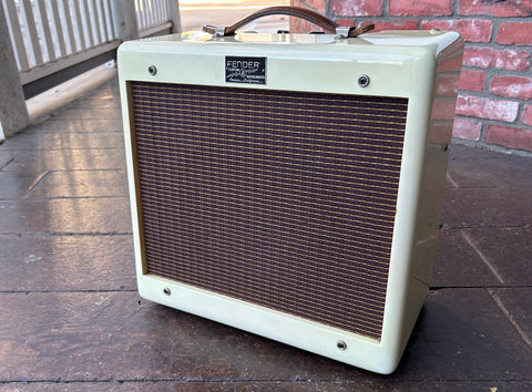 Fender Custom Shop Pro Junior Woody Ash enclosure amplifier with brown tolex