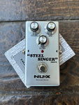 Silver Nux Steel Singer, three knob control, single button footswitch