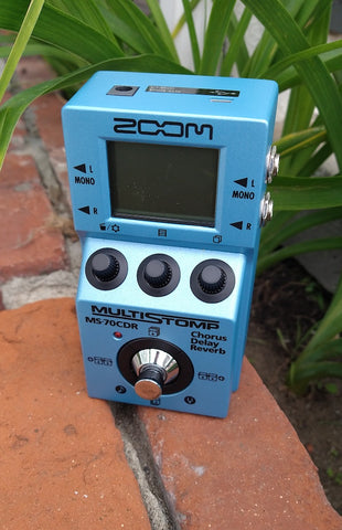 Zoom MS-70CDR MultiStomp Chorus / Delay / Reverb Pedal – Moze Guitars