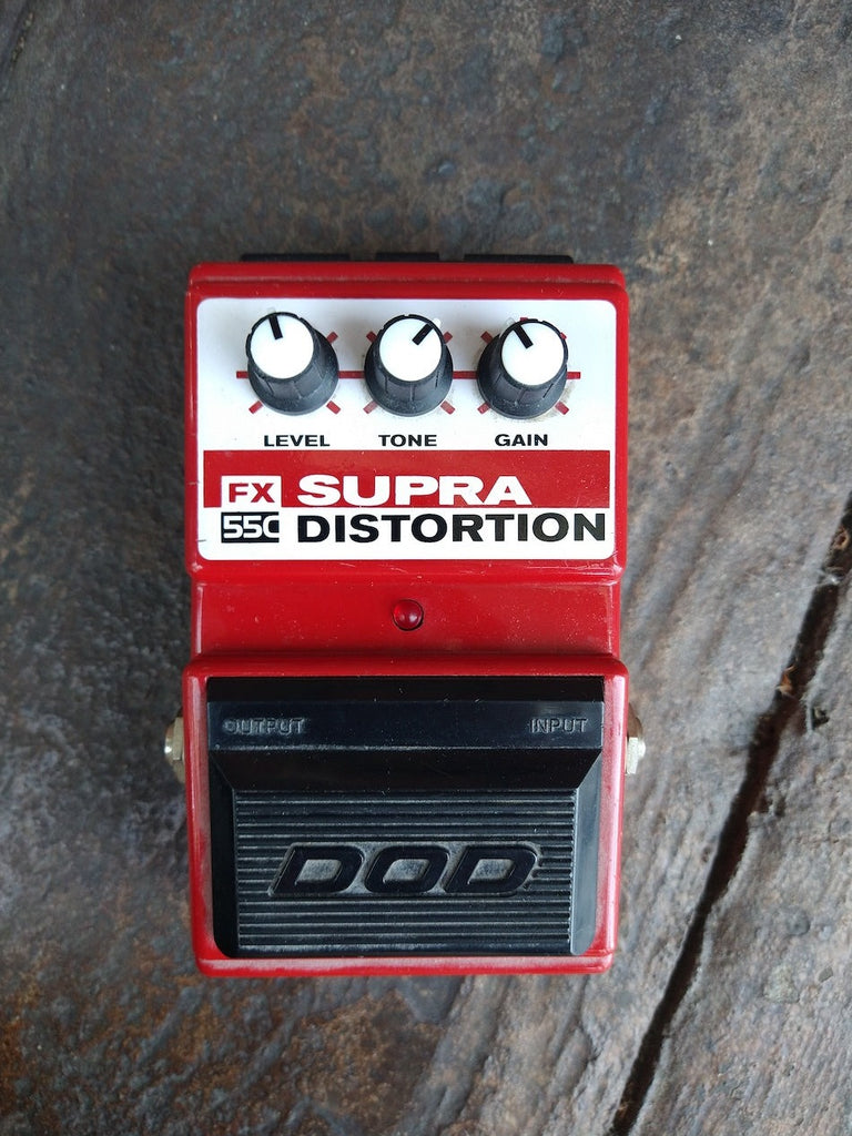 DOD Supra Distortion FX55-C – Moze Guitars