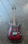 Schecter C-1 FR Platinum 2 Crimson Red Burst Satin