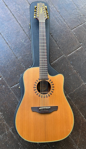 Takamine EN12C-12, Twelve string acoustic electric cedar top, rosewood bridge and fretboard and rosewood headstock 