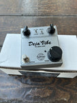 Fulltone Deja Vibe CS-MDV mkII in silver with three knob controls and single button footswitch 