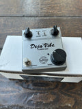 Fulltone Deja Vibe CS-MDV mkII in silver with three knob controls and single button footswitch 