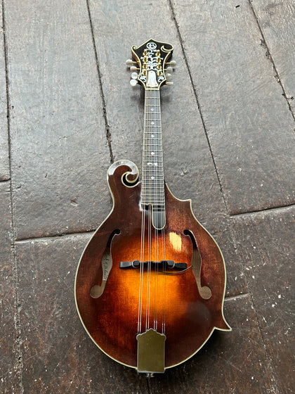 Bluett Brothers Mandolin F-Style violin sunburst with ebony fretboard ann black headstock