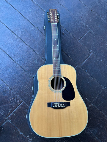 1978 Takamine F-400S Twelve String acoustic guitar with spruce top, ebony bridge, rosewood fretboard and rosewood headstock 