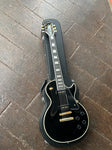 Black Epiphone Les Paul , P90 pick ups, ebony fret board, block inlays, black headstock