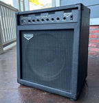 Emmons Lashley LeGrande 600 amp black tolex, with black grill cloth, black control panel with seven knob controls