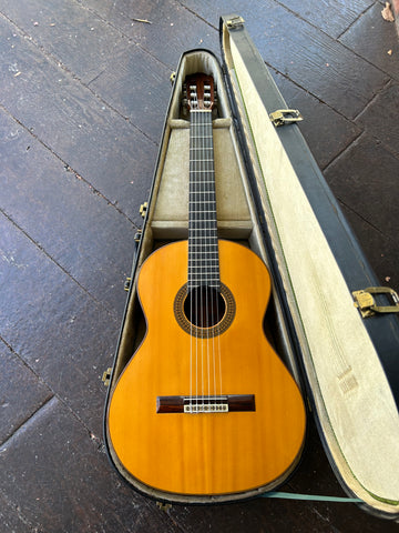 1969 Contreras Classical guitar, spruce top, rosewood bridge, ebony fretboard and rosewood headstock