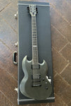 ESP E-II Viper Baritone Electric Guitar, Ebony Fingerboard, Charcoal Metallic Satin