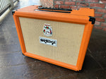 Orange rocker amplifier , orange tolex, tan grill cloth