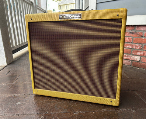 Victoria Amplifier 35-115-T tweed amplifier with brown grill cloth