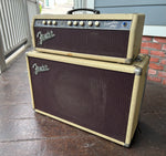 1964 Fender Tremolux 6G9-A, blond tolex head and cab, brown grill cloth, tan control knobs