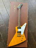 2022 Epiphone 1958 Korina Explorer (White Pickguard), Aged Natural