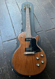 2020 Gibson Les Paul Tribute P-90's, walnut satin finish, with rosewood fretboard and black headstock