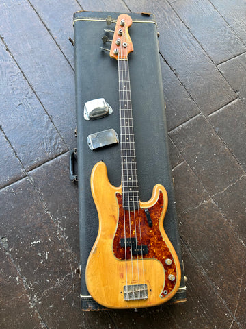 1961 Fender P-Bass natural finish, rosewood fretboard and maple headstock