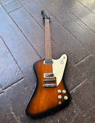 2012 Gibson Firebird Studio '70s Tribute Satin Vintage Sunburst, rosewood fretboard and black headstock