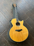 2000 Taylor 815c, Florentine cutaway, sprucetop, abolone rosette, ebony fretboard with abalone inlays