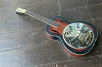 Brown sunburst, Gretsch G9220 Bobtail Round-Neck Resonator Guitar, with rosewood fretboard and pearloid headstock