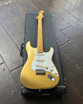 2019 Fender Lincoln Brewster Stratocaster, Aztec Gold, maple board and maple headstock