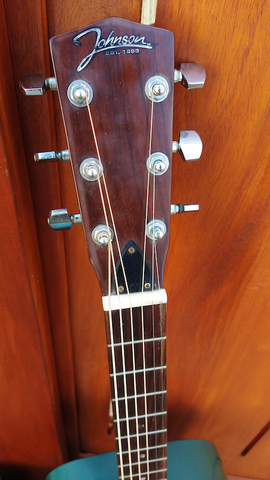 Johnson Resonator (Teal) – Moze Guitars