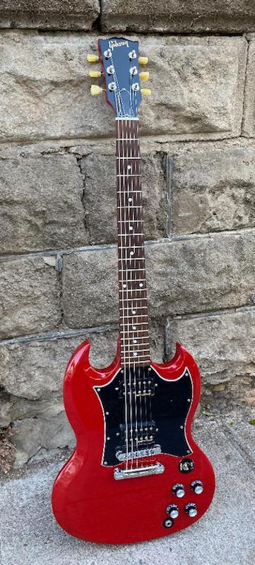 2012 Gibson SG Ferrari Red Dirty Fingers Pick ups – Moze Guitars